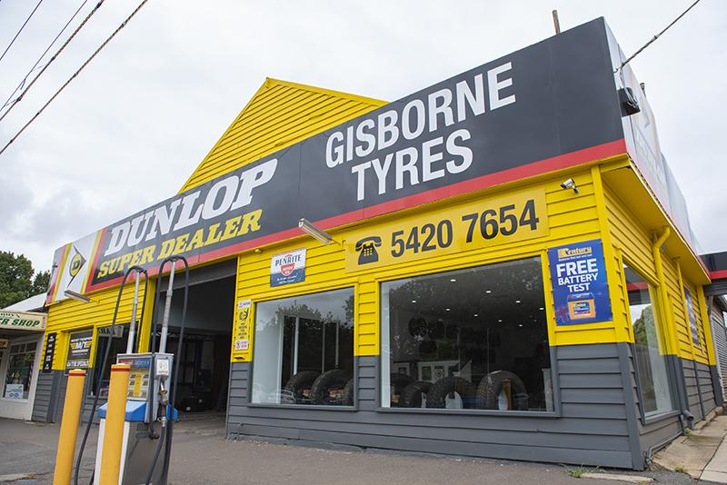Gisborne Tyres Shop Front